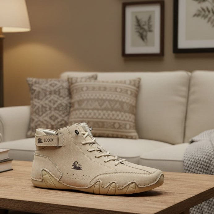 Waterproof Orthopedic Leather Shoes — Breathable & Slip-Resistant 1