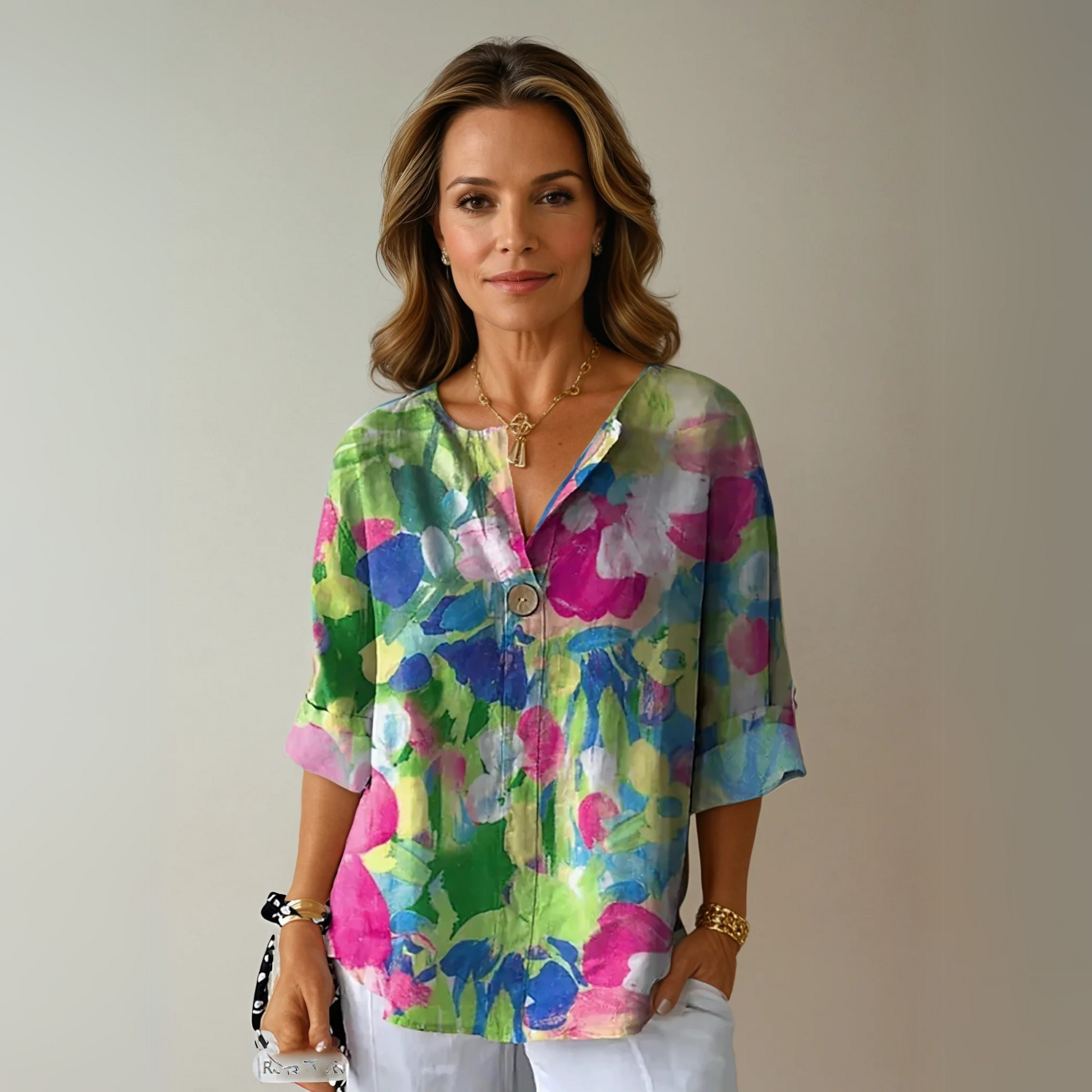 Arlene™ Chic Floral Print Blouse — Lightweight & Feminine 4