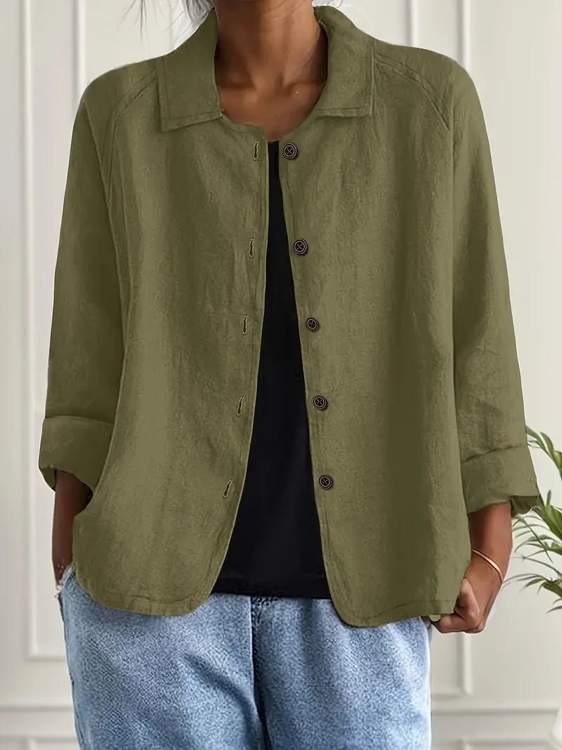 Women's Casual Button-Front Lightweight Jacket | 13 Colors 8
