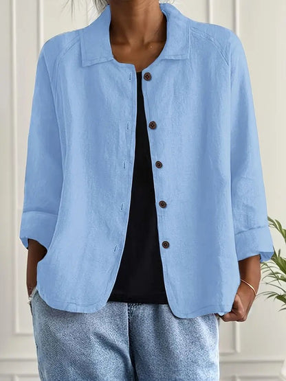Women's Casual Button-Front Lightweight Jacket | 13 Colors 1