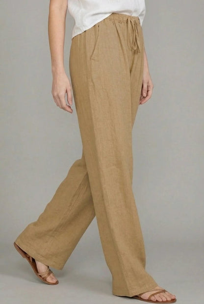 Women's Wide Leg Drawstring Pants — Elastic Waist, All Sizes 2